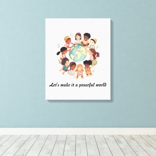 Afdrukken van verrekend Canvas (Insitu (Houten vloer))