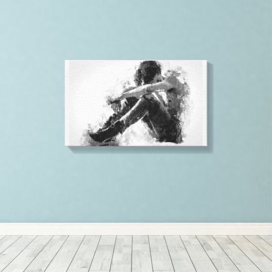 Afdrukken van verrekend Canvas (Insitu (Houten vloer))