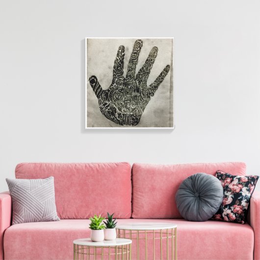 Afdrukken van verrekend Canvas (Insitu (Woonkamer))