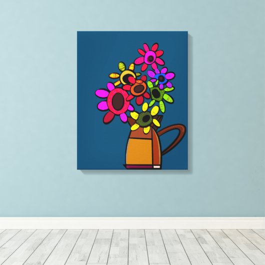 Afdrukken van verrekend Canvas (Insitu (Houten vloer))