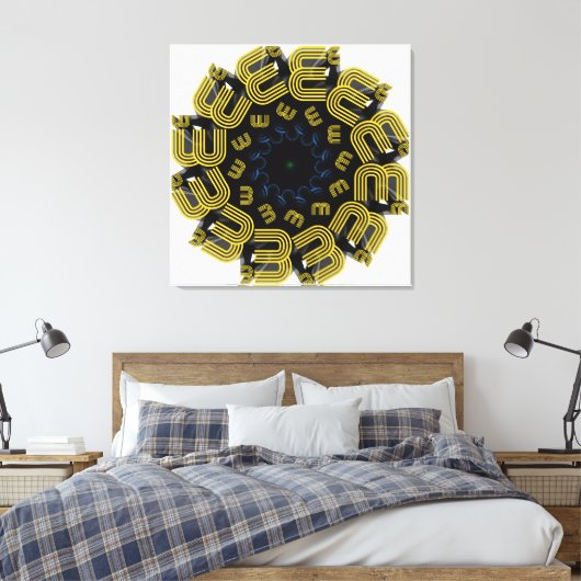 Afdrukken van verrekend Canvas (Insitu (Slaapkamer))