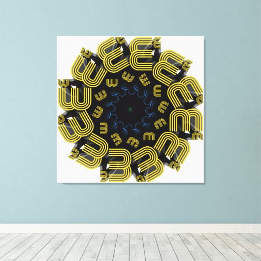 Afdrukken van verrekend Canvas (Insitu (Houten vloer))