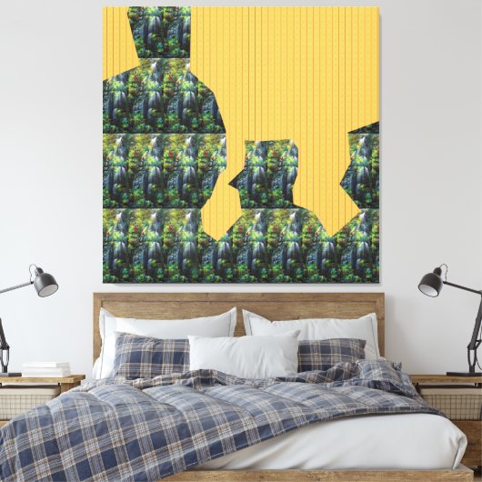 Afdrukken van verrekend Canvas (Insitu (Slaapkamer))