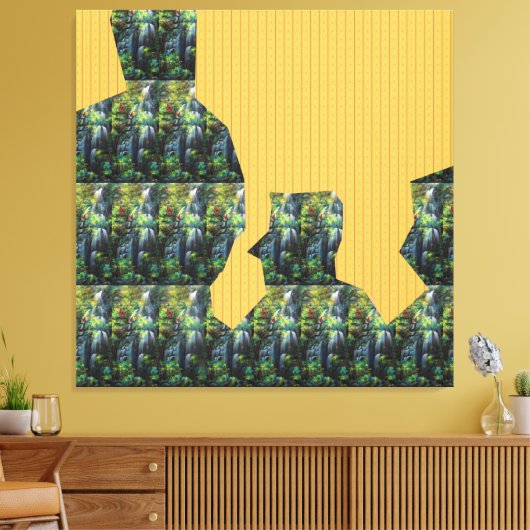 Afdrukken van verrekend Canvas (Insitu (Woonkamer))