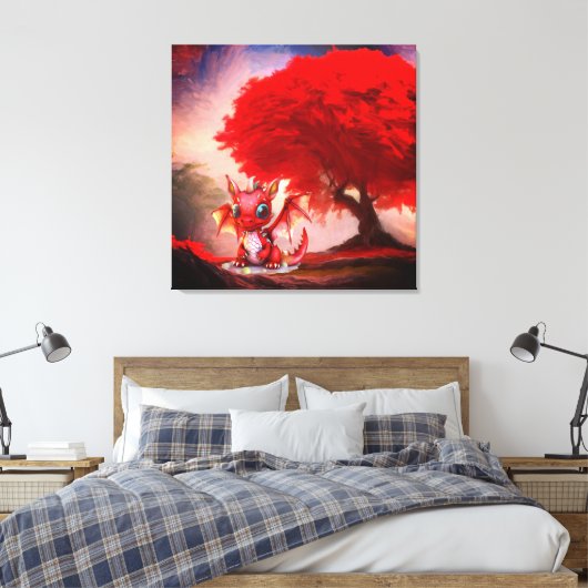 Afdrukken van verrekend Canvas (Insitu (Slaapkamer))