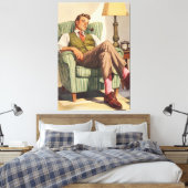 Afdrukken van verrekend Canvas (Insitu (Slaapkamer))