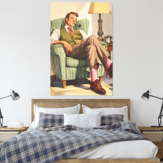 Afdrukken van verrekend Canvas (Insitu (Slaapkamer))