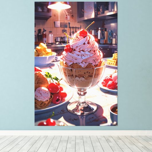 Afdrukken van verrekend Canvas (Insitu (Houten vloer))