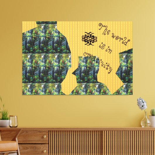 Afdrukken van verrekend Canvas (Insitu (Woonkamer))