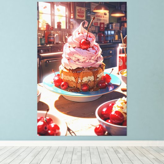 Afdrukken van verrekend Canvas (Insitu (Houten vloer))