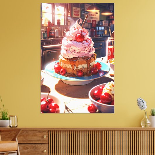 Afdrukken van verrekend Canvas (Insitu (Woonkamer))