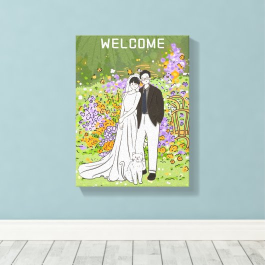 Afdrukken van verrekend Canvas (Insitu (Houten vloer))