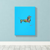 Afdrukken van verrekend Canvas (Insitu (Houten vloer))