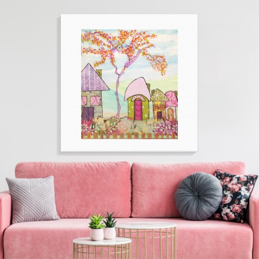 Afdrukken van verrekend Canvas (Insitu (Woonkamer))