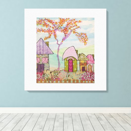 Afdrukken van verrekend Canvas (Insitu (Houten vloer))