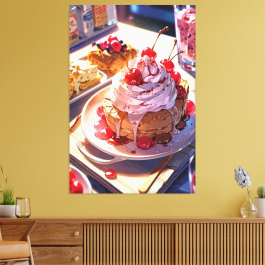 Afdrukken van verrekend Canvas (Insitu (Woonkamer))