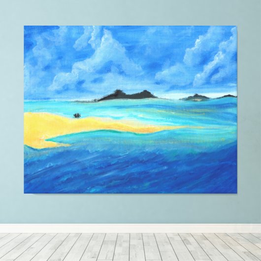 Afdrukken van verrekend Canvas (Insitu (Houten vloer))