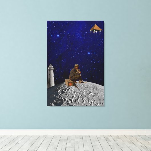 Afdrukken van verrekend Canvas (Insitu (Houten vloer))