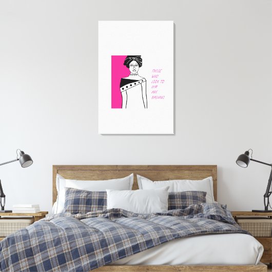 Afdrukken van verrekend Canvas (Insitu (Slaapkamer))