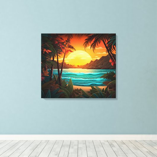 Afdrukken van verrekend Canvas (Insitu (Houten vloer))