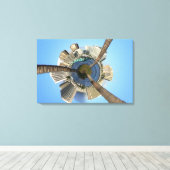 Afdrukken van verrekend Canvas (Insitu (Houten vloer))