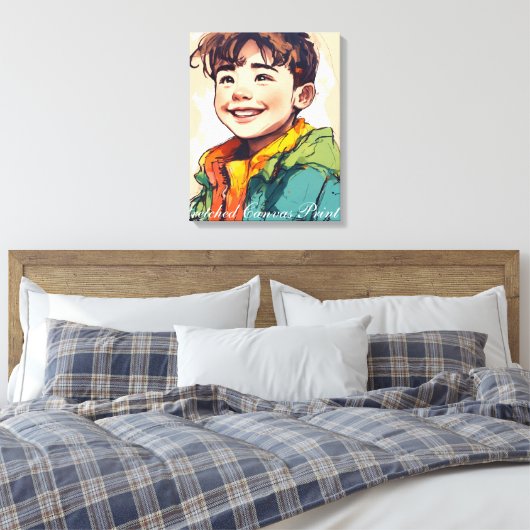 Afdrukken van verrekend Canvas (Insitu (Slaapkamer))