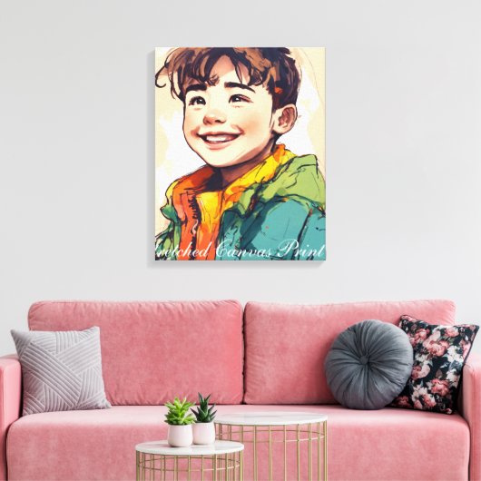 Afdrukken van verrekend Canvas (Insitu (Woonkamer))