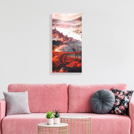 Afdrukken van verrekend Canvas (Insitu (Woonkamer))