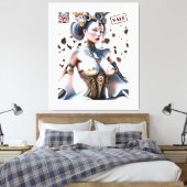 Afdrukken van verrekend Canvas (Insitu (Slaapkamer))