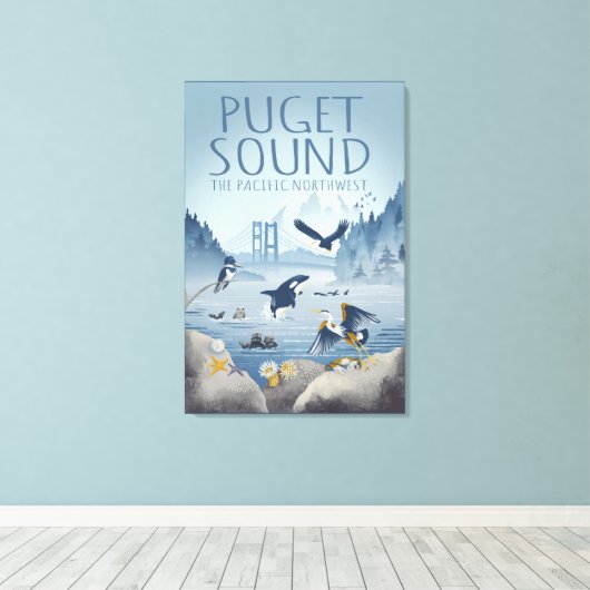 Afdrukken van verrekend Canvas (Insitu (Houten vloer))