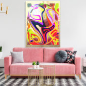 Afdrukken van verrekend Canvas (Insitu (Woonkamer))