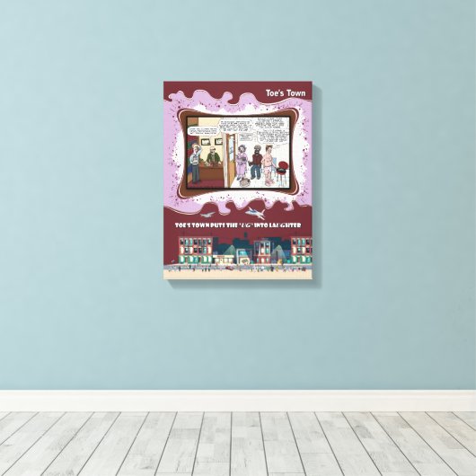 Afdrukken van verrekend Canvas (Insitu (Houten vloer))