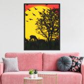 Afdrukken van verrekend Canvas (Insitu (Woonkamer))