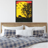 Afdrukken van verrekend Canvas (Insitu (Slaapkamer))