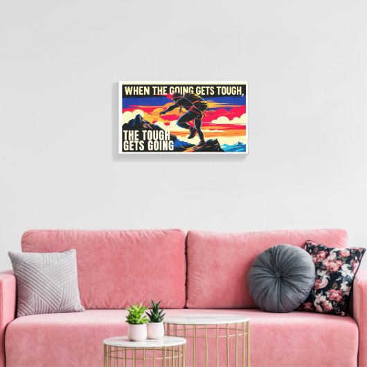 Afdrukken van verrekend Canvas (Insitu (Woonkamer))