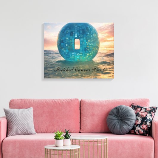 Afdrukken van verrekend Canvas (Insitu (Woonkamer))