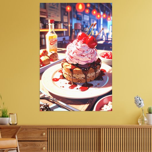 Afdrukken van verrekend Canvas (Insitu (Woonkamer))