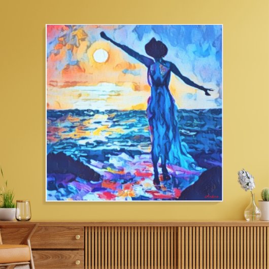 Afdrukken van verrekend Canvas (Insitu (Woonkamer))