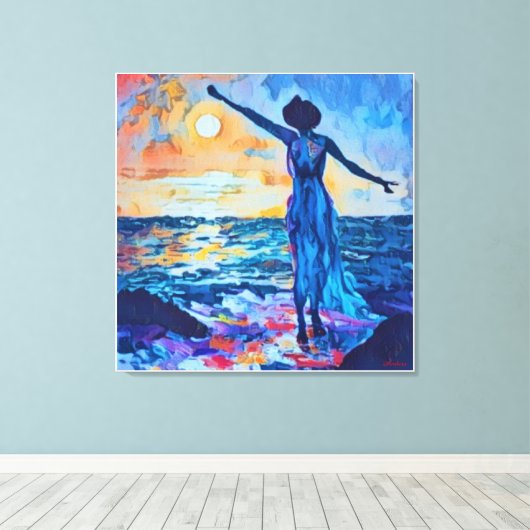 Afdrukken van verrekend Canvas (Insitu (Houten vloer))