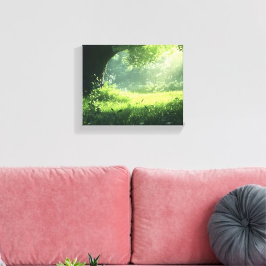 Afdrukken van verrekend Canvas (Insitu (Woonkamer))