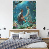 Afdrukken van verrekend Canvas (Insitu (Slaapkamer))