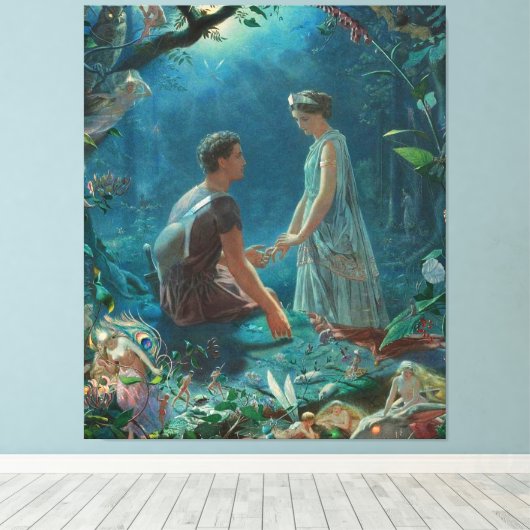 Afdrukken van verrekend Canvas (Insitu (Houten vloer))