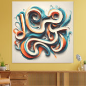 Afdrukken van verrekend Canvas (Insitu (Woonkamer))