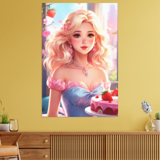 Afdrukken van verrekend Canvas (Insitu (Woonkamer))