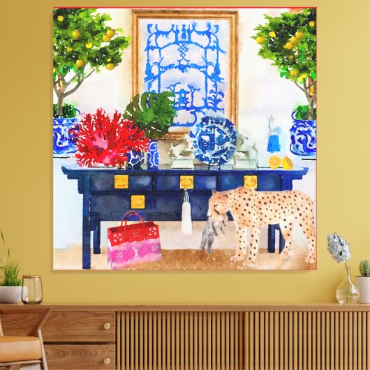 Afdrukken van verrekend Canvas (Insitu (Woonkamer))