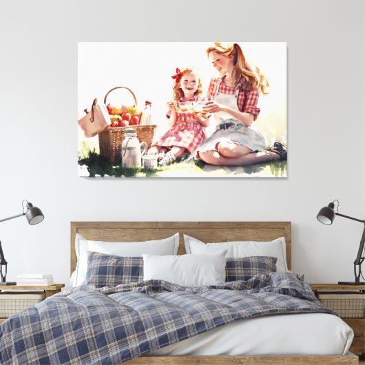 Afdrukken van verrekend Canvas (Insitu (Slaapkamer))