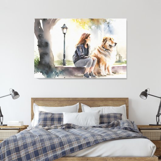 Afdrukken van verrekend Canvas (Insitu (Slaapkamer))