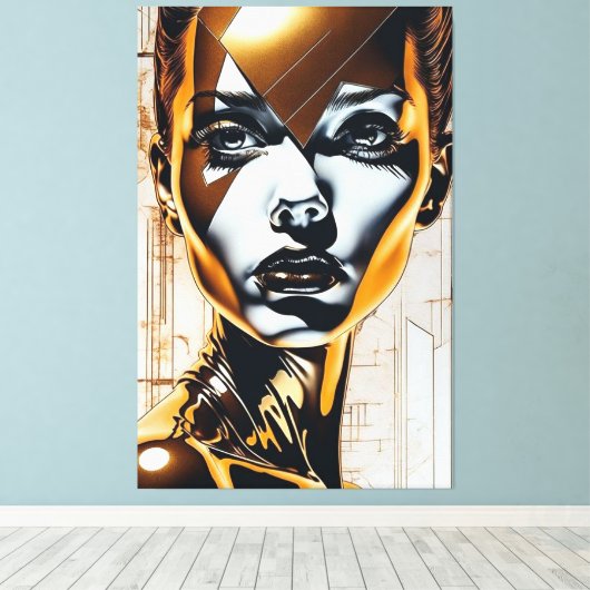 Afdrukken van verrekend Canvas (Insitu (Houten vloer))