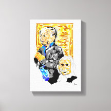 Afdrukken van verrekend Canvas : afscheid nemen