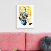 Afdrukken van verrekend Canvas : afscheid nemen (Insitu (Woonkamer))